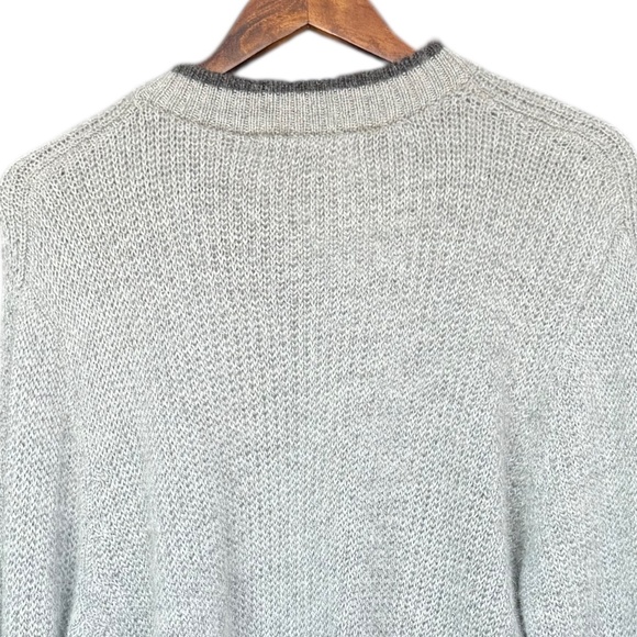Peruvian Link 100% Alpaca Gray Crewneck Sweater Sz S - Picture 4 of 7